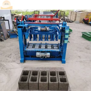 Petit bloc creux de sable industriel faisant la machine en afrique et la boue sol en béton ciment brique faisant la machine