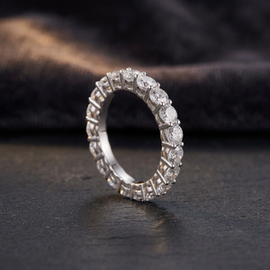 Conjunto de Joyería UM con Circonita Cúbica, Anillo de Compromiso y Boda, Estilo Boutique, Tendencias Hip-Hop - Product Image 4