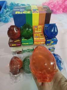 Boules anti-stress Needoh en plastique, style Maltose, en forme de goutte d'eau, authentiques, bleues, roses, violettes, style Rosie, effet neige - Product Image 5