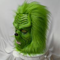 Masques en latex effrayants pour la fête d'Halloween, Noël, la nuit des démons, cosplay, vente en gros