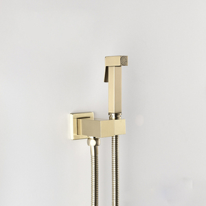 Современный матовый золотой латунный спрей Shattaf для унитаза, биде - Product Image 3