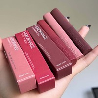 Rouge à lèvres mat velouté hydratant longue tenue en tube fin, édition limitée Année du Lapin, lot de 12 pièces authentiques