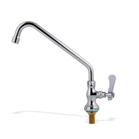 Robinet de cuisine rétro européen à poignée unique lavabo moderne en laiton SUS304 robinet d'évier style français pour usage commercial dans la cuisine