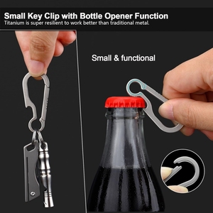 <span class=keywords><strong>Mousqueton</strong></span> en titane <span class=keywords><strong>porte</strong></span>-clés Clip petit sac à dos Clip <span class=keywords><strong>porte</strong></span>-clés robuste Anti-perte <span class=keywords><strong>porte</strong></span>-clés à dégagement rapide pour clés bouteille - Product Image 6