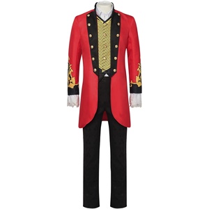Disfraz de Halloween para Carnaval, el Gran Showman <span class=keywords><strong>P</strong></span>.T. Barnum, Disfraz de Cosplay de Hugh Jackman, Chaleco, Uniforme, Traje, Camisa, Pantalones para Hombre - Product Image 1