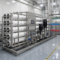 Module de membrane d'osmose inverse RO, élément de filtration d'eau, 5000 L/heure, garantie 1 an, pour le traitement de l'eau pure industrielle