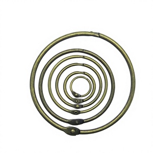 YIWANG Bronze DIY Classeur Anneaux Fer Papeterie Livre Anneau Clip pour la Collection de Papier - Product Image 1