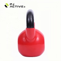 PINJIAN Vente en gros Kettlebell en fonte avec logo personnalisé, moulage par immersion, 2-24 kg, pour entraînement fitness à domicile