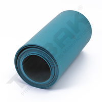 Bande de guidage souple en PTFE bleu REALMAX Turcit B, épaisseurs 1/8, 1/16, 1/32 pouces, résistante à l'usure, pour machines CNC