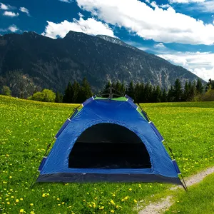 Tenda da esterno pieghevole all'ingrosso di lusso grande campeggio leggera tenda glamping zaino in spalla escursionismo con borsa per il trasporto