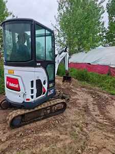 รถขุดขนาดเล็ก CAT E20 มือสอง ขนาด 2 ตัน แบบตีนตะขาบ พร้อมหัวเจาะแบบ Auger  ใช้สายพานยาง  แบบ Zero Tail Swing - Product Image 5