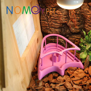 NOMOYPET Venta caliente púrpura de plástico <span class=keywords><strong>para</strong></span> mascotas tazón de fuente de agua por tortuga lagarto reptil - Product Image 6