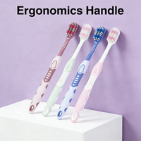 Vente directe usine – Brosses à dents manuelles OEM avec trou de suspension pour adultes et familles, étiquette personnalisée, pour usage domestique