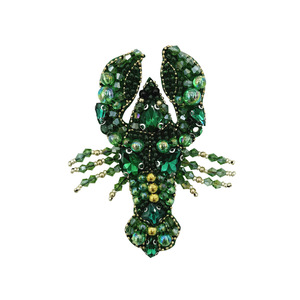 Di alta qualità 3D ricamato di perline per gamberi toppe alla moda fai da te fatte a mano gioielli sacchetto cappello decorativo tessuto adesivi - Product Image 2