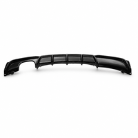 Diffuser Bumper Belakang Gloss Black Carbon Fiber Look Splitter Lip untuk BMW Seri 3 F30 F31 F35 2012-2019 Gaya MP