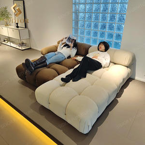 Sofá moderno de gama alta <span class=keywords><strong>Mario</strong></span> Bellini sofá tela de terciopelo Lino esquina vestíbulo Hogar Villa módulo modular sofá seccional sofá - Product Image 2