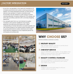 Tente d'auvent latérale de voiture imperméable pour 4-5 personnes couverture en alliage d'aluminium 4X4 tente de <span class=keywords><strong>Camping</strong></span> en plein air tout-terrain pour l'été - Product Image 6