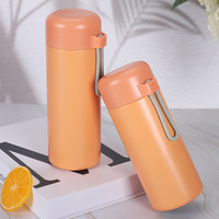 Botol Termos Mini 420Ml Anti Bocor Dinding Ganda Vakum, Harga Kompetitif, Terisolasi Stainless Steel