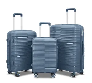 中国旅行valise de voyage 3個入りハードシェルトロリースーツケース3個セット