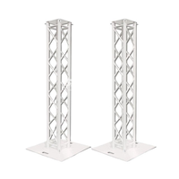 Offre Spéciale 290*290mm aluminium scène DJ équipement tête mobile éclairage barre support treillis pour treillis Totem
