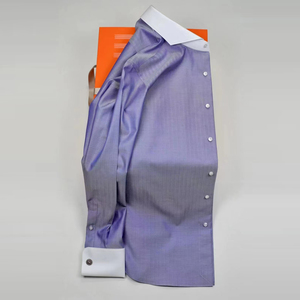 Áo Sơ Mi Cổ Tay Pháp Thời Trang Quý Ông Thiết Kế Mới 2023 Áo Sơ Mi Trang Trọng Dài Tay Cho Nam - Product Image 5