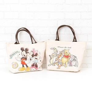 Sac à main fourre-tout décontracté écologique à imprimé mignon personnalisé unisexe vente en gros de sacs à provisions en toile patchwork avec doublure en polyester fermeture ouverte - Product Image 1