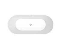 Baignoire autoportante moderne en acrylique avec drain – Vente directe fabricant – Design tendance pour salle de bain – DM908-1500T CE/CUPC