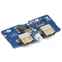Module de suralimentation de batterie 18650, 3.7V à 5V 2A, carte mère/circuit imprimé pour batterie externe DIY/alimentation mobile