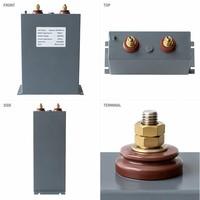 Condensateur à impulsions à borne radiale 3000VDC500UF, condensateur à film polypropylène métallisé simple pour circuit à impulsions haute fréquence
