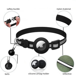 Collar Reflectante para Mascotas con GPS, Collar de Nailon para Gatos, Collares para Gatos Baratos al por Mayor, <span class=keywords><strong>Airtag</strong></span> - Product Image 2