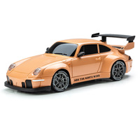 Voiture de course RC à l'échelle 1:24, 2,4G, avec lumière LED, rechargeable, haute vitesse, télécommandée, pour enfants, garçons, cadeau