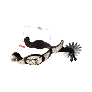 דורבן קאובוי עתיק, דורבן מערבי, גודל גבר, ברזל, רצועה 3/4 אינץ' ושוק 2-1/4 אינץ', דגם SP5106 - Product Image 3