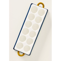 Beurrier en porcelaine rétro avec couvercle en forme de dôme et poignée, pour la cuisine, avec logo personnalisé, vente en gros
