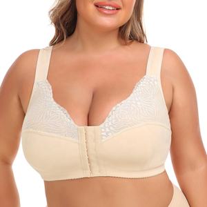 <span class=keywords><strong>Soutien</strong></span>-<span class=keywords><strong>gorge</strong></span> de sport ajustable à armatures pour grandes tailles avec trois rangées de boutons, respirant, en dentelle sexy pour femme, en stock - Product Image 5