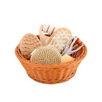 Ensemble de massage tactile en bois pour nourrissons EDUsense, kit de stimulation sensorielle tactile 8 pièces, jouet Montessori
