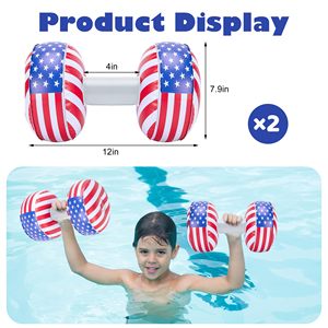 Offre Spéciale : Ensemble d'entraînement aquatique en PVC – Équipement de fitness aquatique, haltères gonflables, brassards flottants, ceinture de natation, bouée de traction - Product Image 3