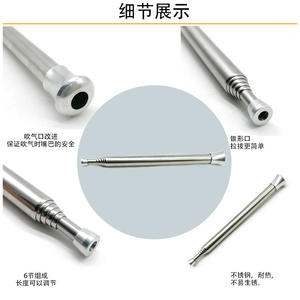 เครื่องเป่าลมดับเพลิงแบบยืดหดได้ ทำจากสแตนเลส ขนาด 14 ซม. พกพาสะดวก ใช้สำหรับจุดไฟกลางแจ้ง ท่อ 6 ท่อน ผลิตที่เซินเจิ้น - Product Image 5