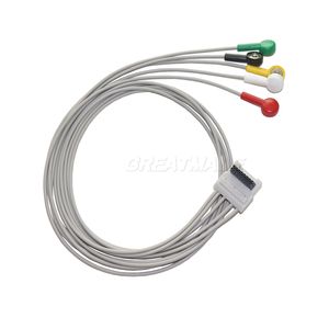 สายเคเบิลฮอลเตอร์ <span class=keywords><strong>ECG</strong></span> 5/10 สาย สำหรับ <span class=keywords><strong>BTL</strong></span>-08 Holter H600 - Product Image 1