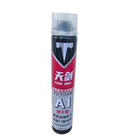 Colle mousse polyuréthane monocomposant 750 ml haute adhérence pour la construction, l'isolation des murs et des toitures, et le travail du bois