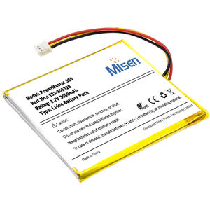 Venta al por mayor Misen PowerMaster 360 PowerMaster 360R reemplazo 3,7 V 3000mAh batería de iones de litio para sistema de alarma Visonic - Product Image 1