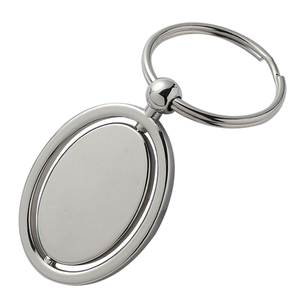 Biểu tượng tùy chỉnh trống xoay kim loại vòng Laser thép không gỉ trống quay khắc Keychain Keyring llaveros <span class=keywords><strong>AL</strong></span> por thị trưởng - Product Image 3