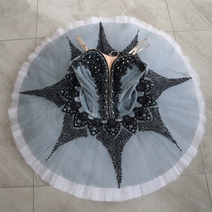 Corpetto di velluto danza danza Pancake tutù <span class=keywords><strong>Ballerina</strong></span> costumi professionali <span class=keywords><strong>Tutu</strong></span> - Product Image 5