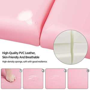 Sukar New Design Camillas Para Masajes 10 Extra Wide 30 Pink Lash Bed Mesa De Massagem Para Venda - Product Image 5