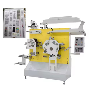 Impresora automática de etiquetas flexográficas en 6 colores, máquina de impresión de etiquetas de papel para el cuidado del lavado de prendas - Product Image 1