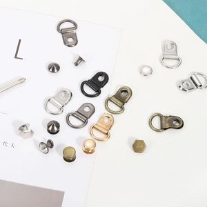 Shoelace <b>Hook</b> Boot Lace <b>Hooks</b> D Ring Eyelet Buckles With Rivets Boots Eyelet Repair Clip For Hiking Boot - Product Image 5