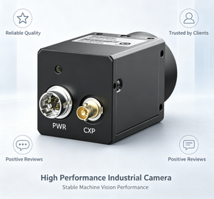 Caméra industrielle couleur haute vitesse HIK ROBOT 12MP MV-CH120-90Y1C-NN 1-Link CXP12 à balayage d'aire, refroidissement passif - Product Image 6