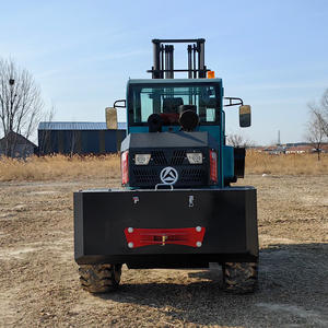 Precio de fábrica Carretilla elevadora 3 Ton 4wd Hidráulico Off Road Carretilla elevadora para terrenos difíciles con cabina - Product Image 4