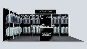 Gian hàng quần áo di động 10x20ft với kệ và logo tùy chỉnh - Product Image 4