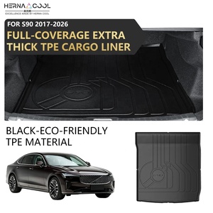 Tapis de coffre 3D TPE toutes saisons sur mesure, modèle Train Box, compatible <span class=keywords><strong>Volvo</strong></span> XC90, <span class=keywords><strong>XC60</strong></span>, S90, S60, XC40, EM90 - Meilleures ventes - Product Image 1