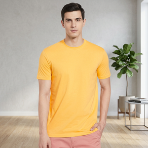 Fabricante de Camisetas Lisas de Algodón Premium con Cuello Redondo y Manga Corta, Personalizables con Serigrafía al por Mayor - Product Image 1